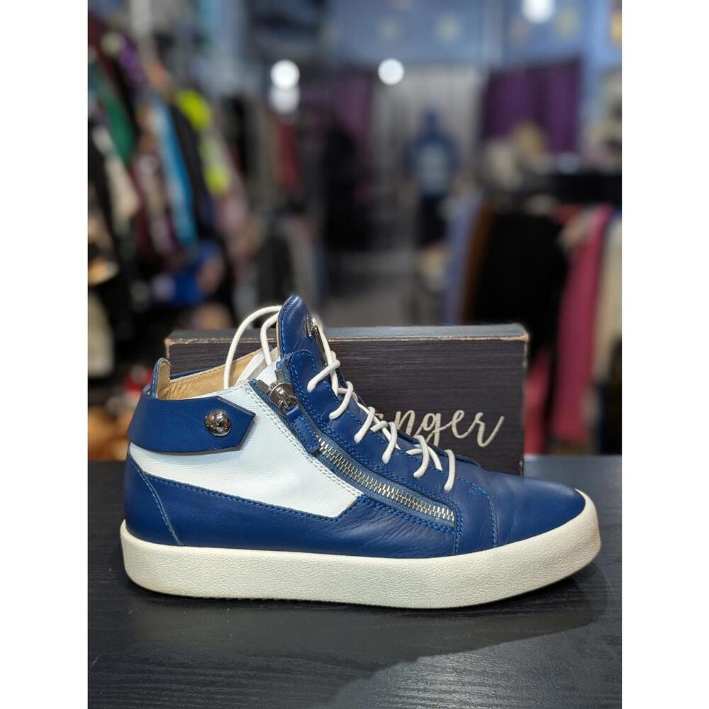 Giuseppe Zanotti Mid Top Leather Sneakers sz. 44